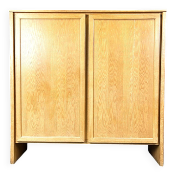 Vintage Belgian oak cabinet, 1970s