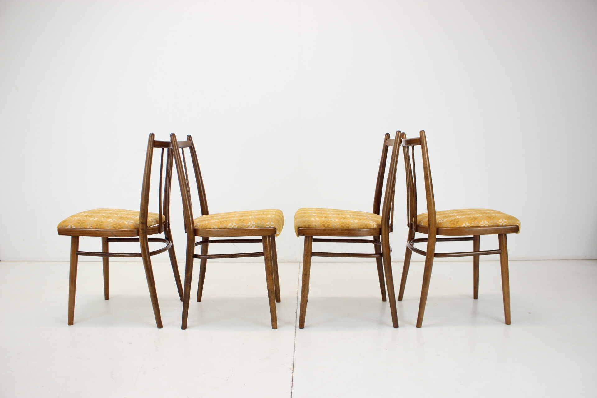 Set of four dining chairs by jitona, czechoslovakia, 1970s