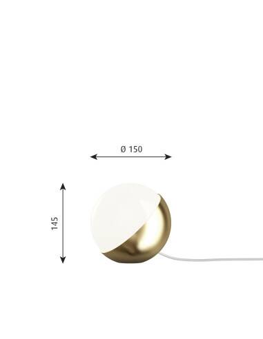 Table lamp/floor lamp, small model VL Studio by Louis Poulsen