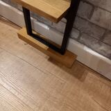 Steel and oak shelf