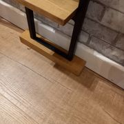 Etagere acier et chene