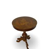 an antique Italian Sorrento occasional table top, from the 19th