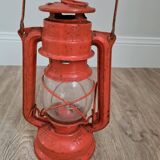 Old orange oil lamp vintage