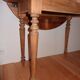 Round table with turned legs