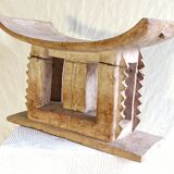 Antique wooden stool african art ashanti from ghana