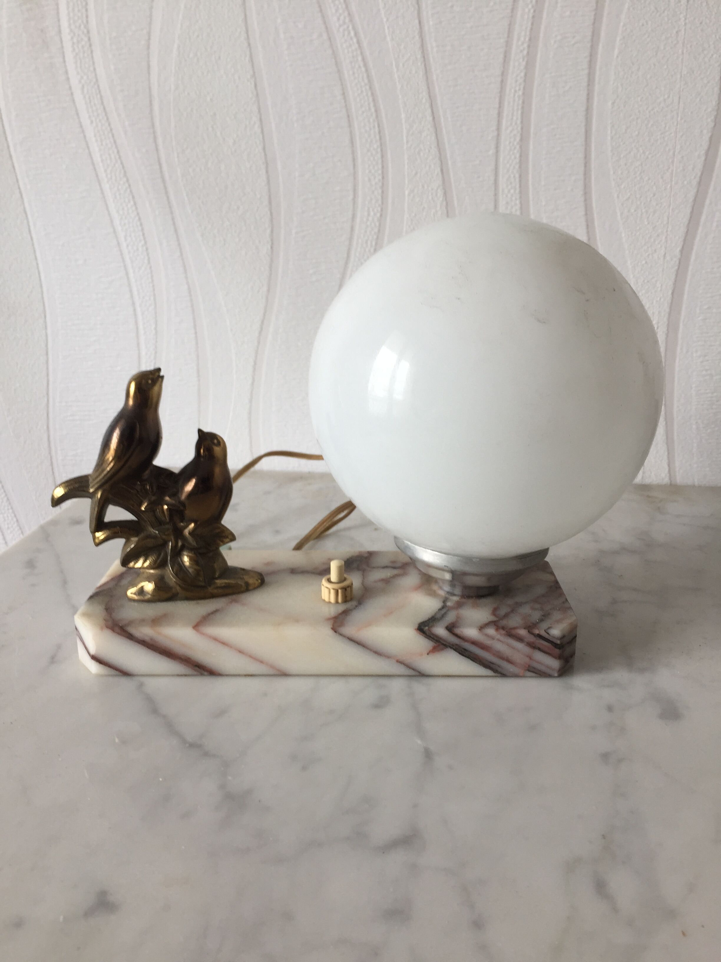 Vintage art deco-style lamp