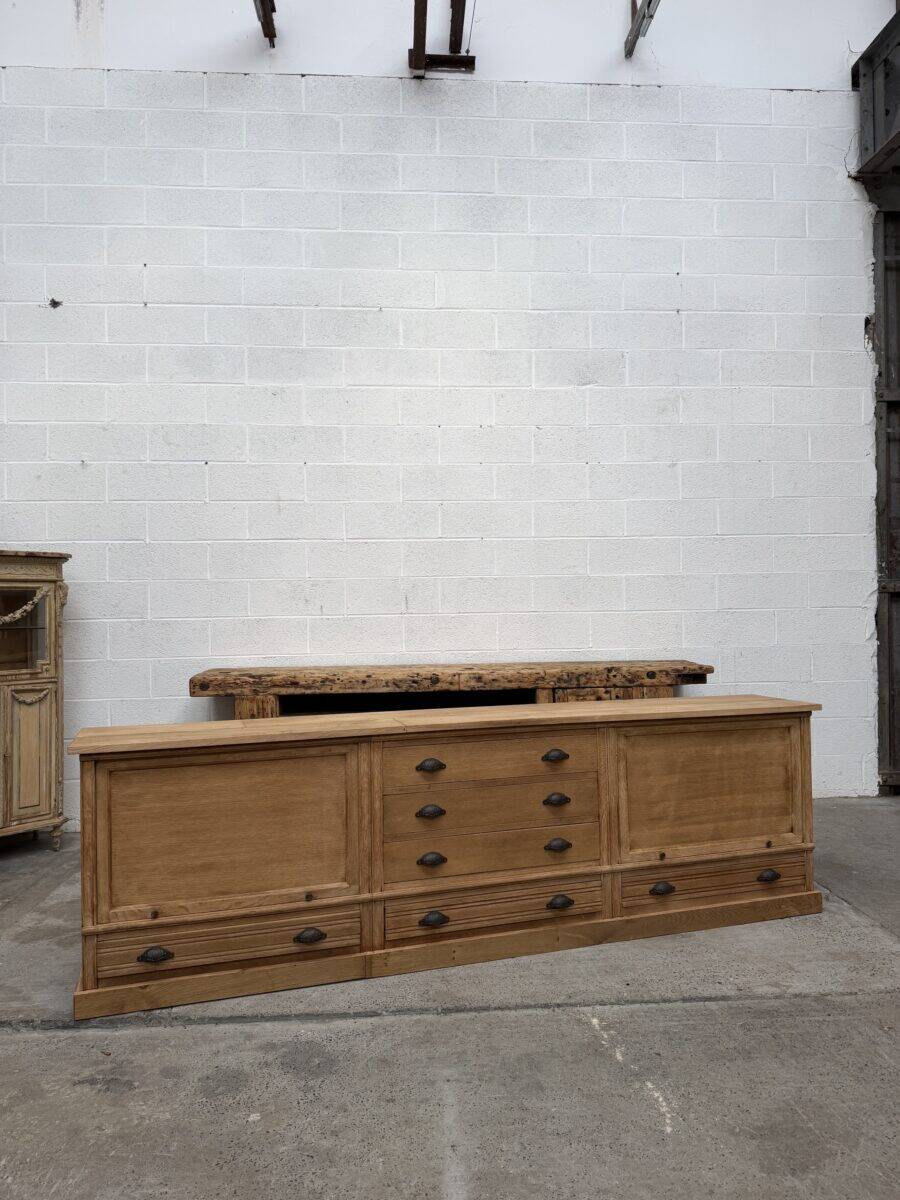 1960s oak workshop furniture