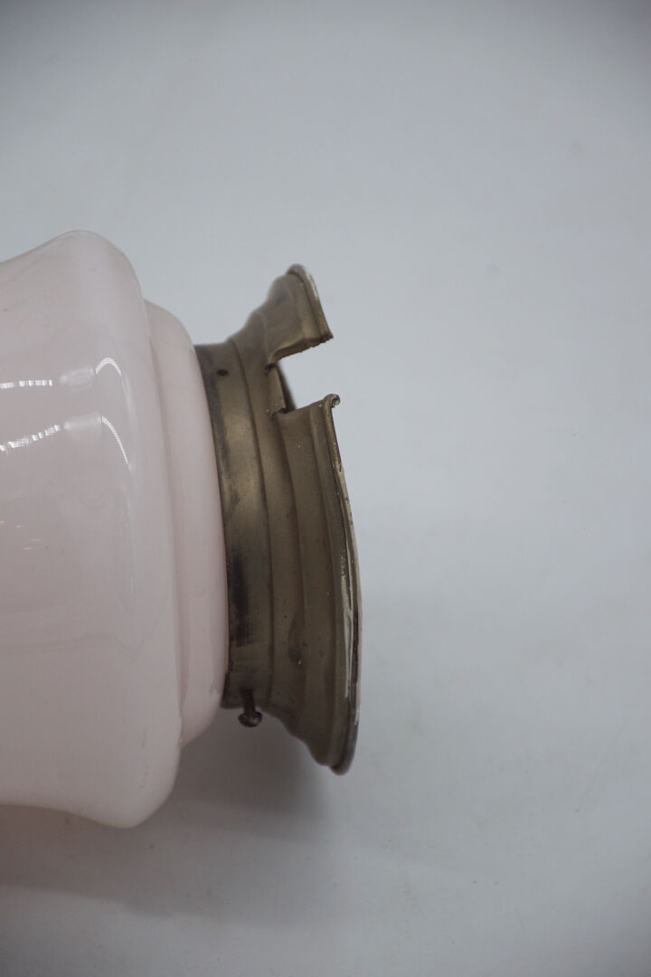 Ceiling lamp opaline glass art deco 1930