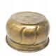 Art Deco flowerpot cover, brass, Poland, 1970s
