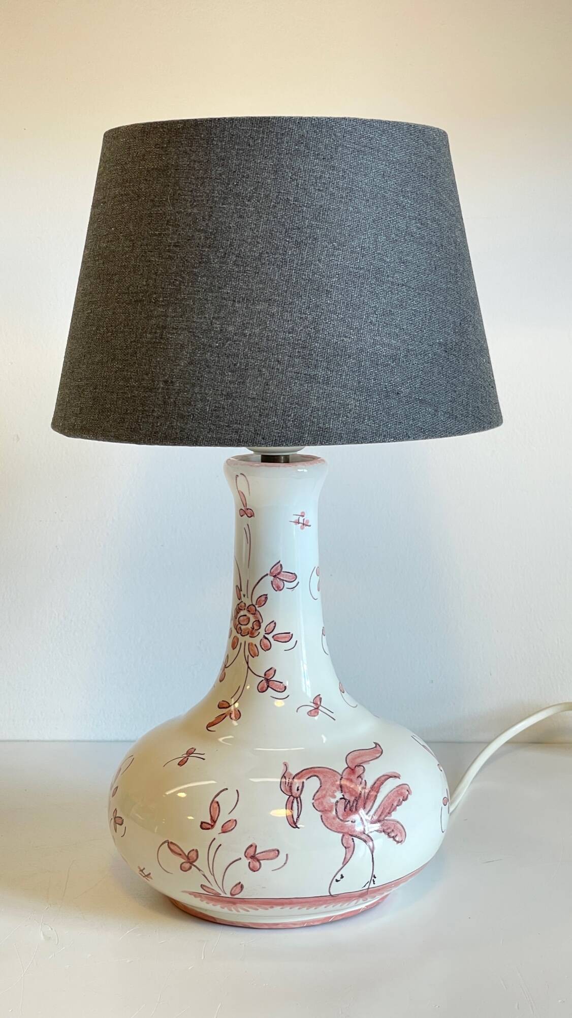 LAMP Faïencerie du MATET France Vintage