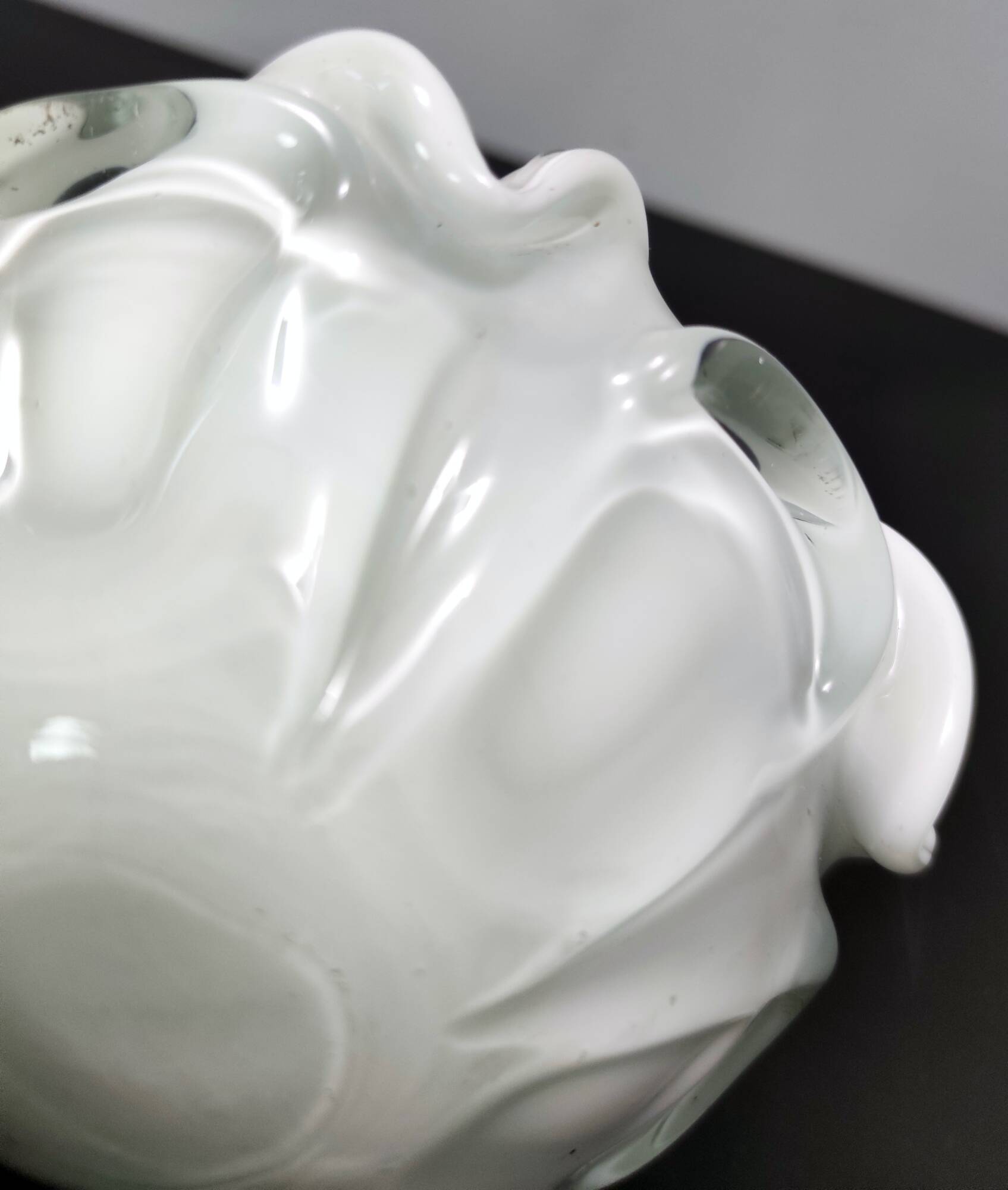 Murano Glass Ashtray or Trinket Bowl by Avem Attributed to Dino Martens