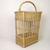 Mini bar in rattan and wicker