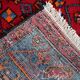 Tapis vintage du Moyen-Orient Hamadan fait main en laine – 133 x 196 cm