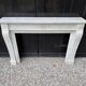 Louis XVI style Carrara marble fireplace circa 1880
