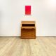 Danish Mid Century Teak Writing Cabinet, Bureau or Secretary Desk with roll top, 1960s