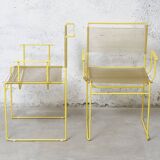 Set of 2 Giandomenico Belloti spaguetti chairs for Fly Line 1970