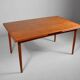 Table à manger en teck par Georg Petersens. Danemark, années 1960.