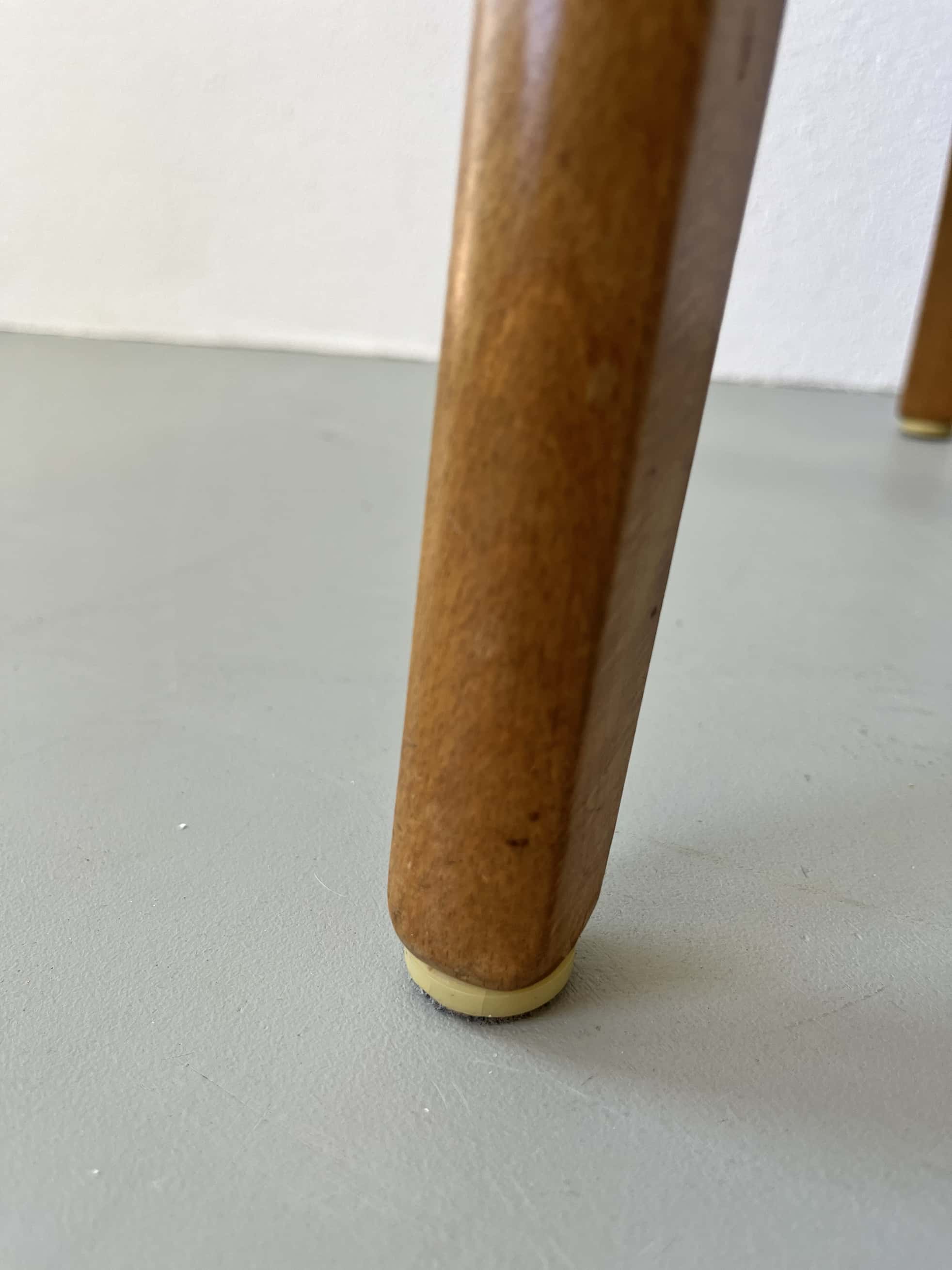 Vintage Danish set of 6 chairs teak - skai