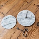Old service tray 2 floors marble