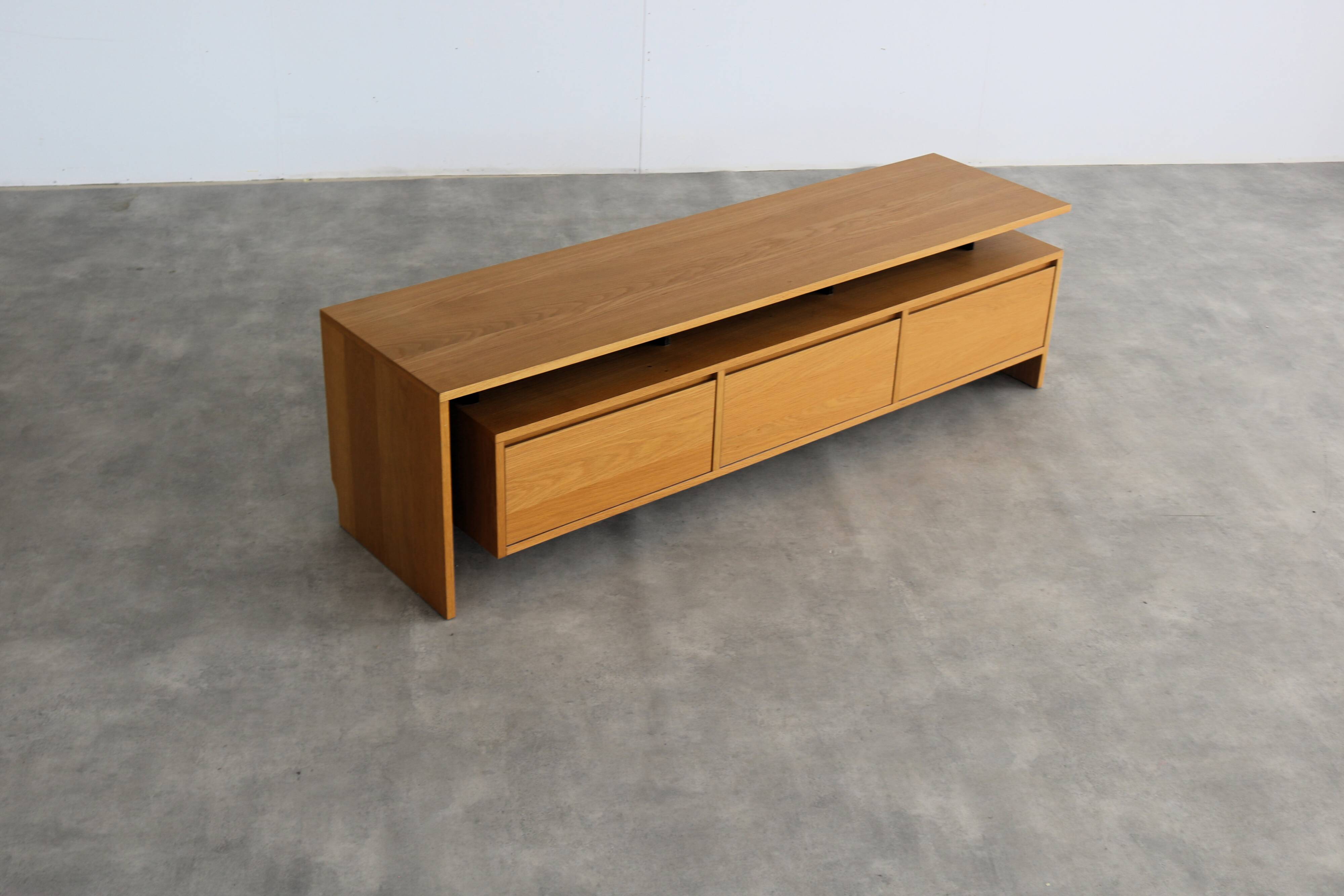 vintage TV cabinet | lowboard | oak | Swedish