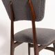 Chaise bouclée gris foncé du 20ème siècle, 1960