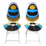 Set of 2 Haute Couture chairs Moon Series by Christian Lacroix vintage