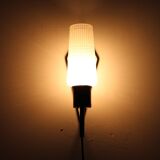 1970s Glass Wall Light , Czechoslovakia