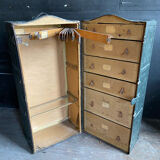 Grande malle belle époque de paquebot voyage