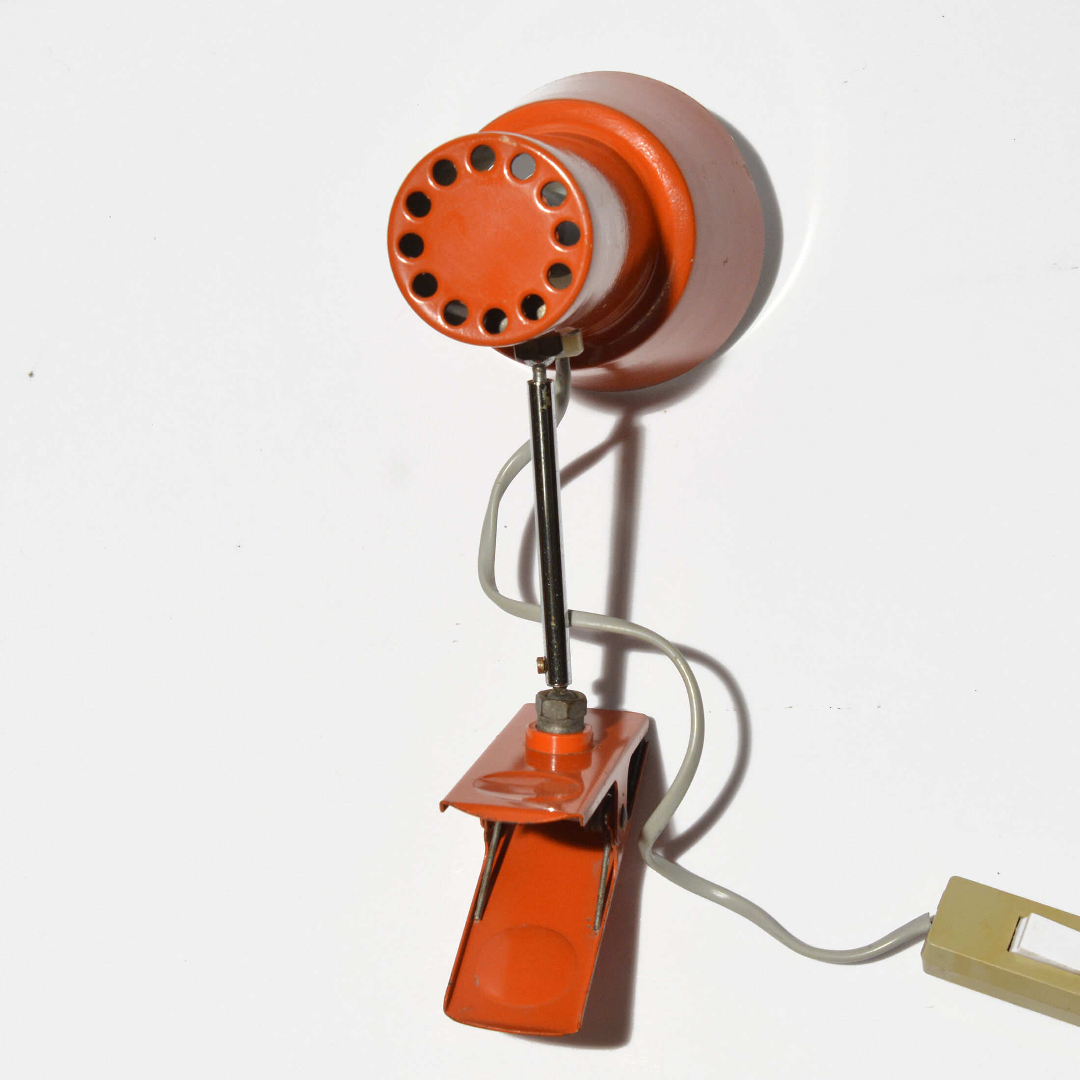 Lampe clip, conçue par J. Hurka, Napako, Tchécoslovaquie, années 1960