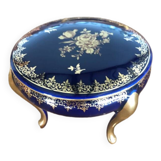 Standing jewelry box in Limoges porcelain