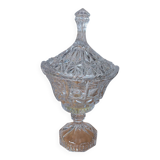 Large glass candy box