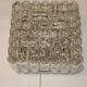 Erco Glass Wall or Ceiling Light 20 cm Vintage 60s/70s