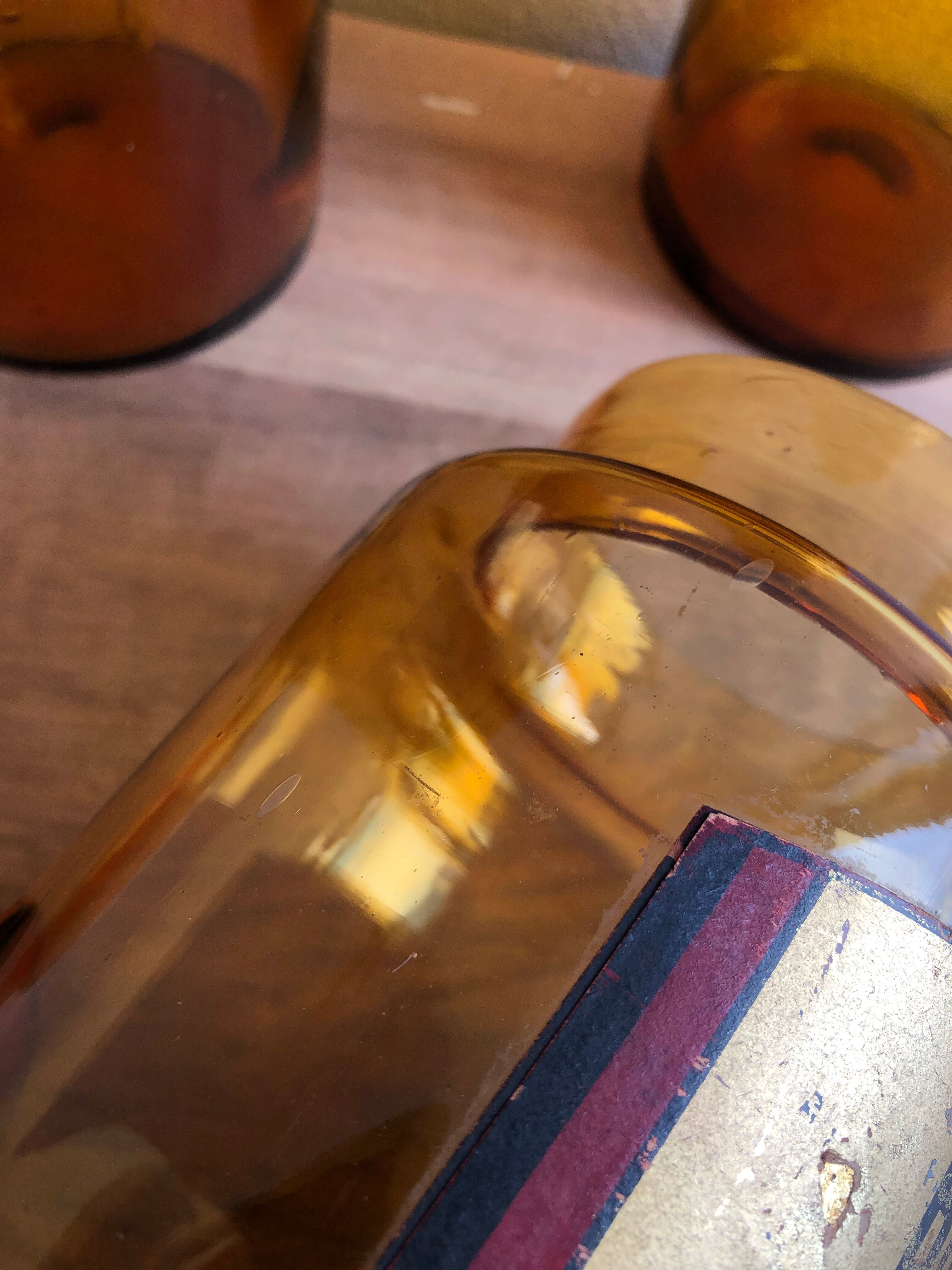 Old pharmacy bottle "Borrago Officinalis" brown glass