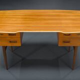 Mid-Century Teak Desk attributed to Musterring, 1960s