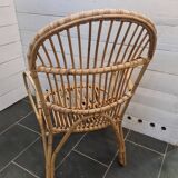 Rattan armchair