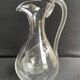 Orangeade pitcher with ice bag – Plain crystal – 19th century