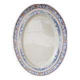 Oval dish manufacture Colbert Creil & Montereau