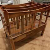 Porte-revues canage et bois