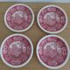 4 coffee cups and 4 sub-cups Rusticana Villeroy and Boch