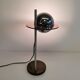 Lampe de table Space Age, en aluminium, métal et plexi plastique
