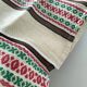 Nappe et 12 serviettes de style basque monogrammées MB