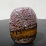 Miniature vase In multicolored glass