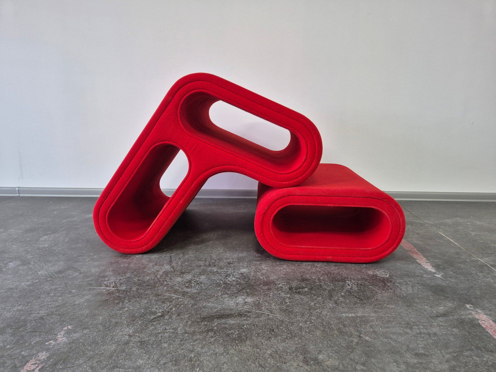 Set of Other One lounge chair with ottoman by Leif Jörgensen for Hay, 2004