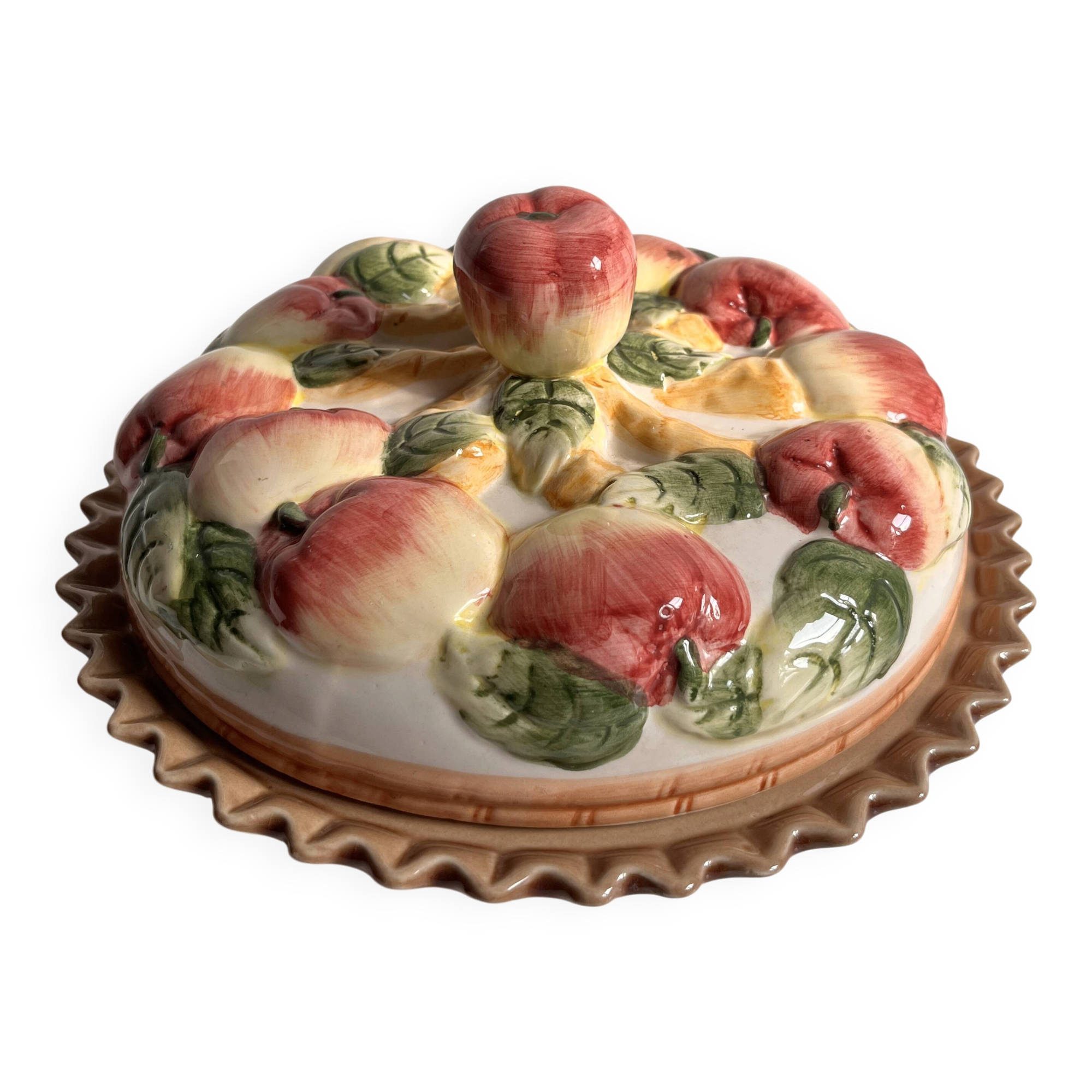Pie dish barbotine