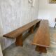 Paire de bancs de ferme 290cm