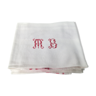 Monogrammed napkins