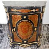 Bahut style boulle en bois
