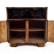 Art Deco glass chest of drawers, Poland, 1950s. After renovation.