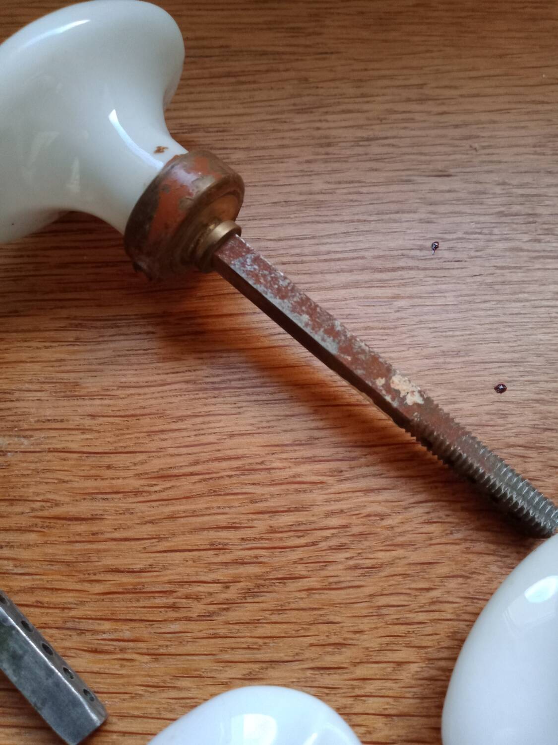 Porcelain door handles