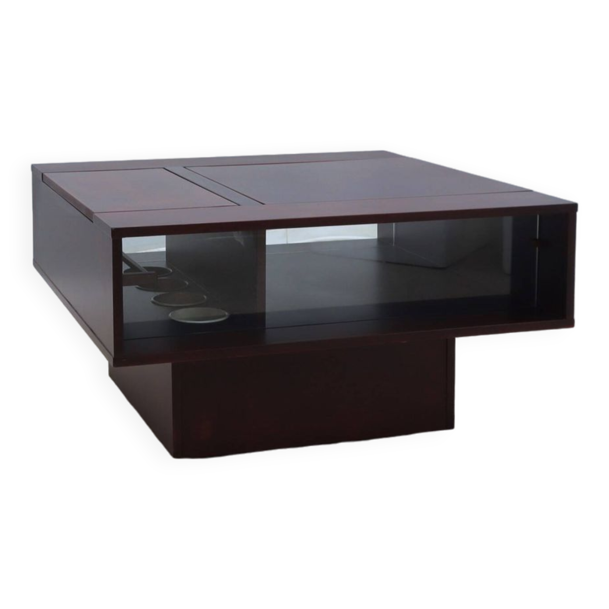 Table basse desserte vintage modulable avec bar 1960